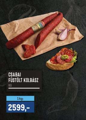 Csabai füstölt kolbász