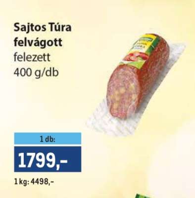 Sajtos Túra felvágott