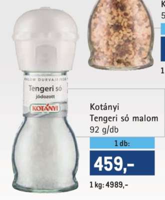 Kotányi Tengeri só malom