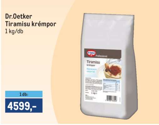 Dr.Oetker Tiramisu krémpor