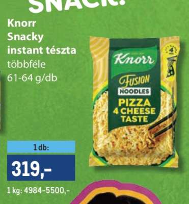 KNORR SNACKY INSTANT TÉSZTA