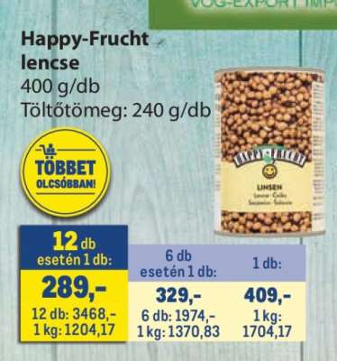 Happy-Frucht lencse