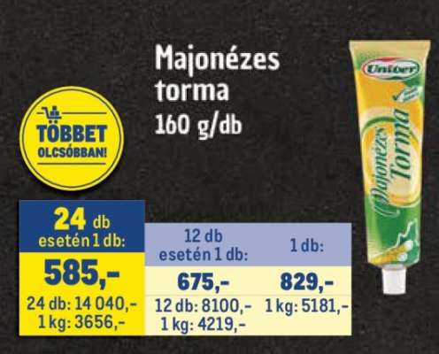 Univer majonézes torma