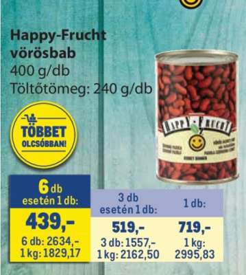 Happy-Frucht vörösbab