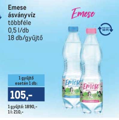 Emese ásványvíz