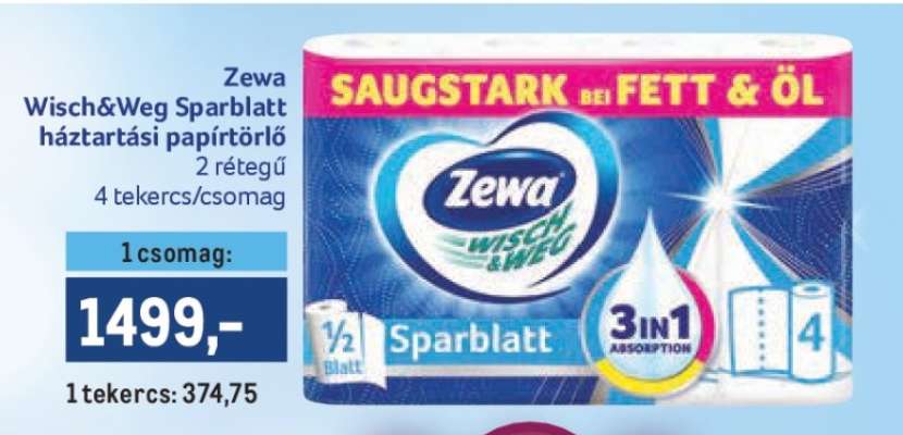 Zewa Wisch & Weg Sparblatt
