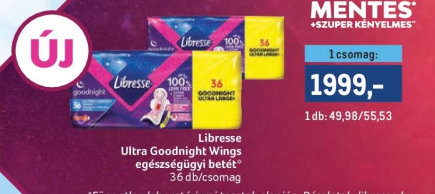 Libresse Ultra Goodnight Wings