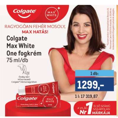 COLGATE Max White One fogkrém