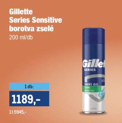Gillette Series Sensitive borotva zselé