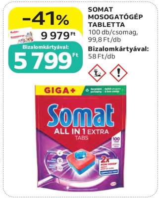 Somat Mosogatógép Tabletta