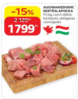 Auchan Kedvenc Sertéslapocka