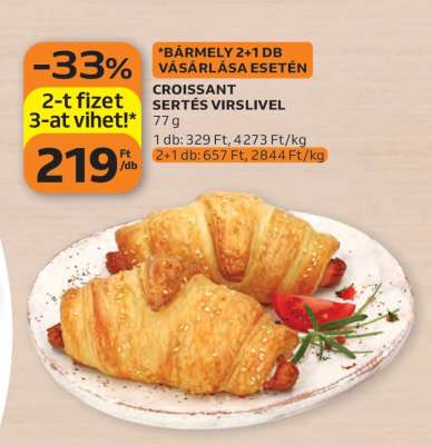 CROISSANT SERTÉS VIRSLIVEL