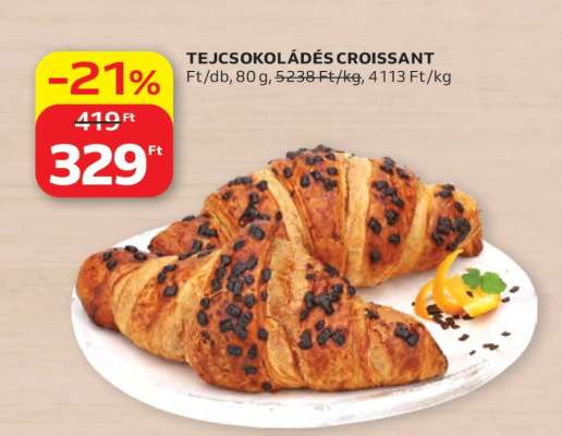 Tejcsokoládés Croissant
