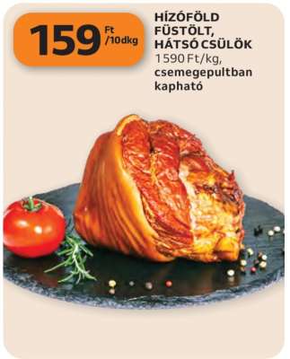 Hízófölt füstölt, hátsó csülök