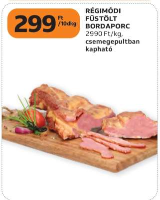 Régimódi füstölt bordaporc