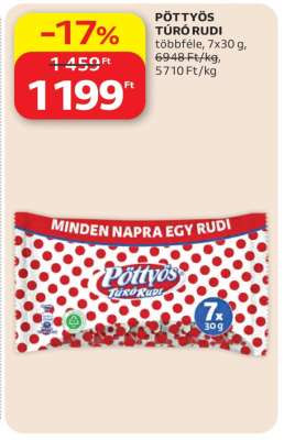 PÖTTYÖS Túró Rudi