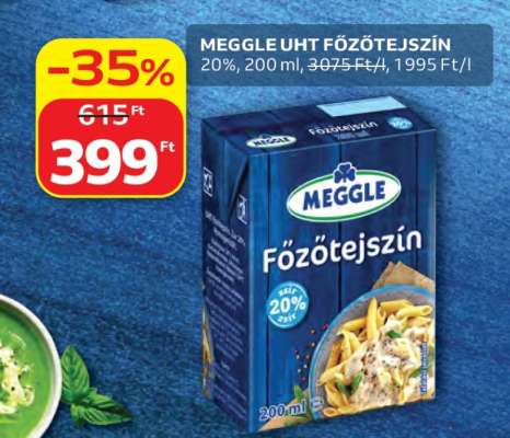 MEGGLE UHT Főzőtejszín