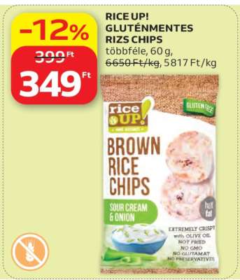 RICE UP! GLUTÉNMENTES RIZS CHIPS