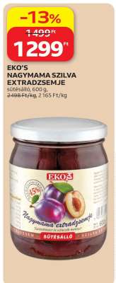 EKO’S Nagymama Szilva Extradzsemje