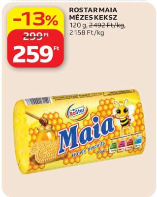 ROSTAR MAIA MÉZES KEKSZ