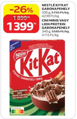 NESTLÉ KitKat Gabonapehely
