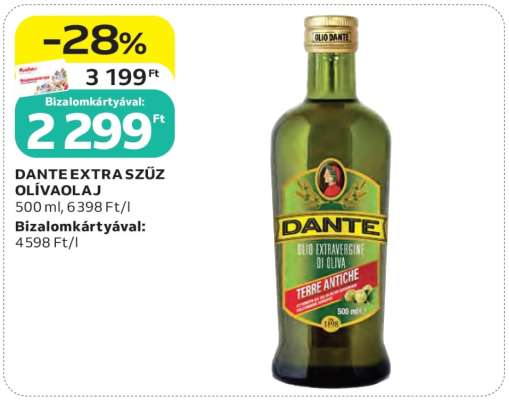 DANTE EXTRA SZŰZ OLÍVAOLAJ