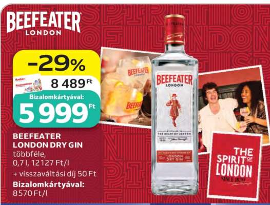 BEEFEATER London Dry gin
