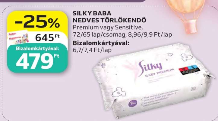 SILKY BABA NEDVES TÖRLŐKENDŐ