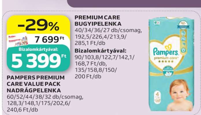 Pampers Premium Care Value Pack Nadrágpelenka