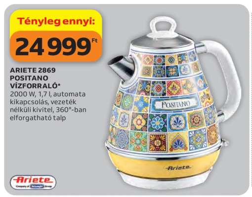 ARIETE 2869 POSITANO VÍZFORRALÓ