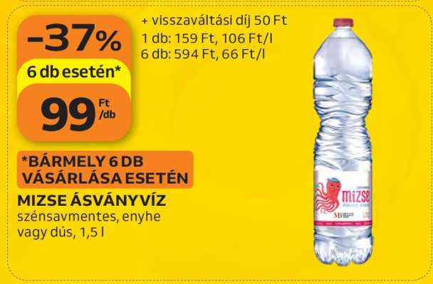 Mizse ásványvíz