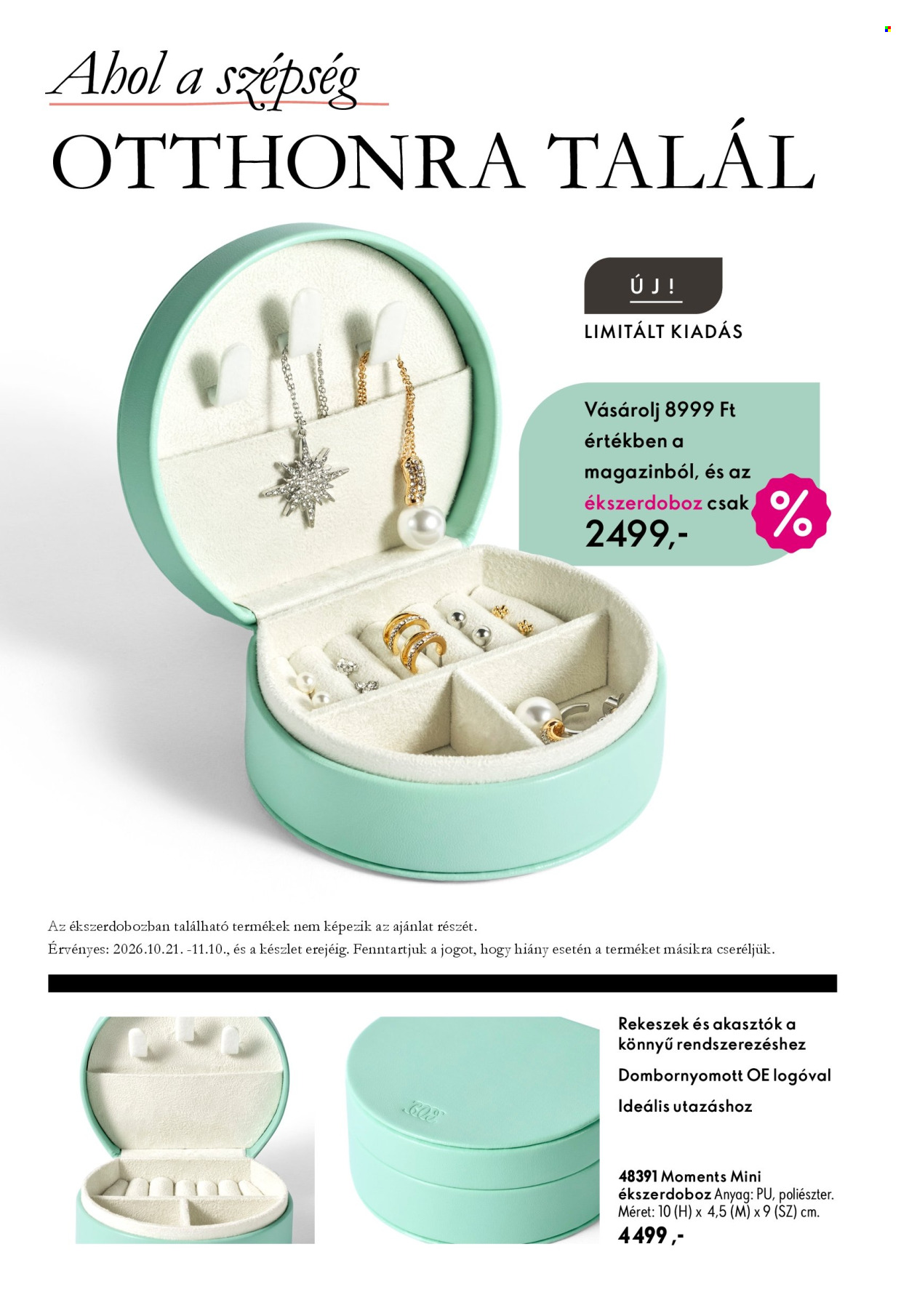 Oriflame akciós újságok - 2026.10.21 - 2026.11.10. Oldal 4