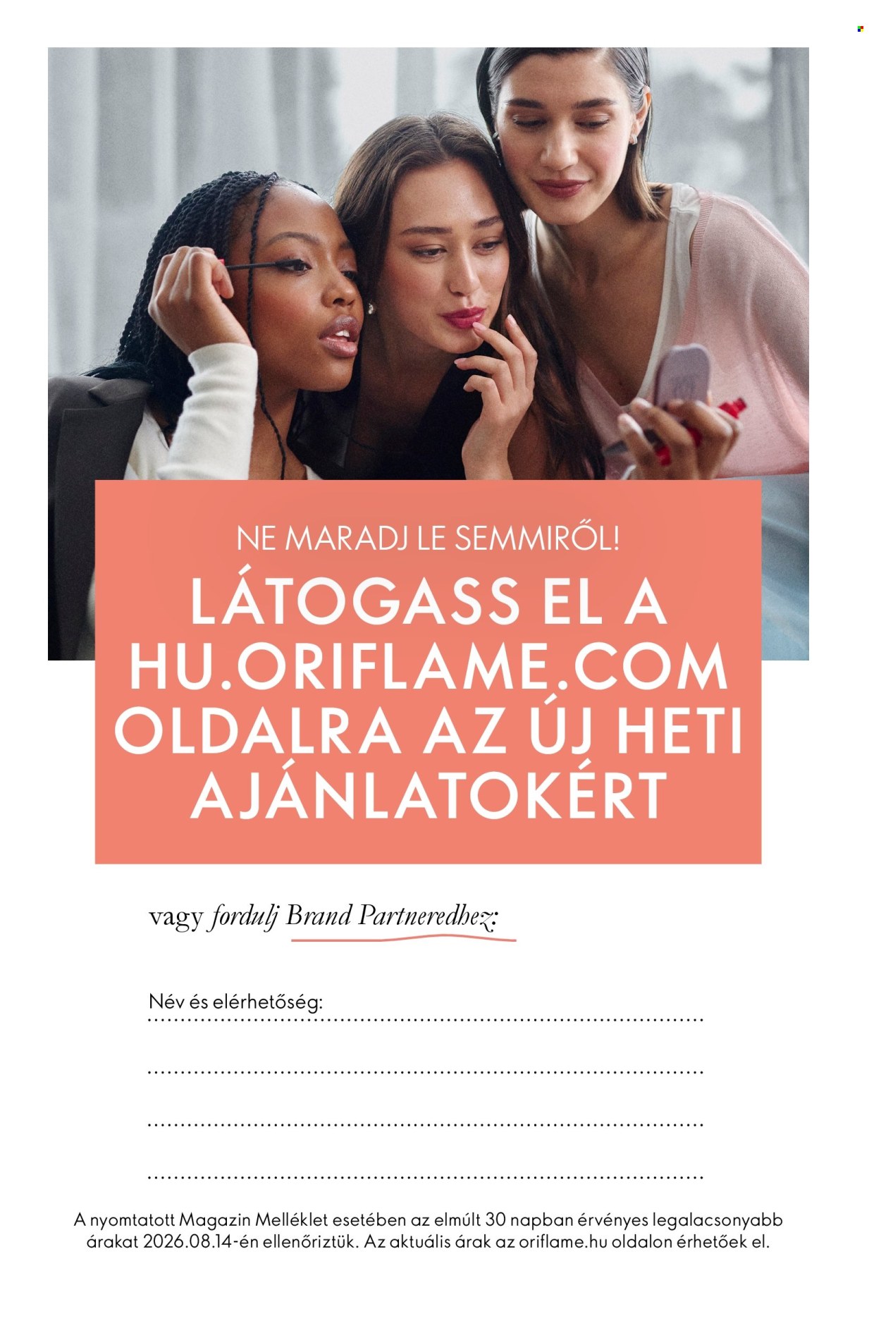 Oriflame akciós újságok - 2026.10.21 - 2026.11.10. Oldal 5