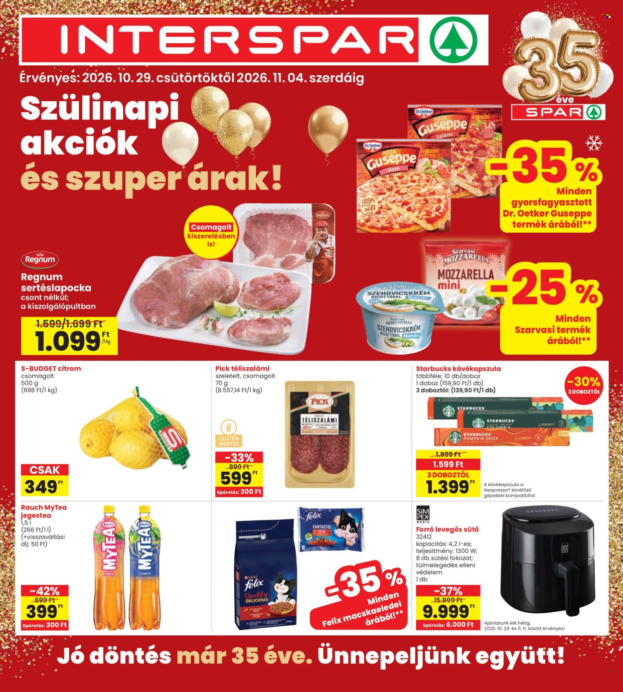 INTERSPAR akciós újságok - 2026.10.29 - 2026.11.04. Oldal 1