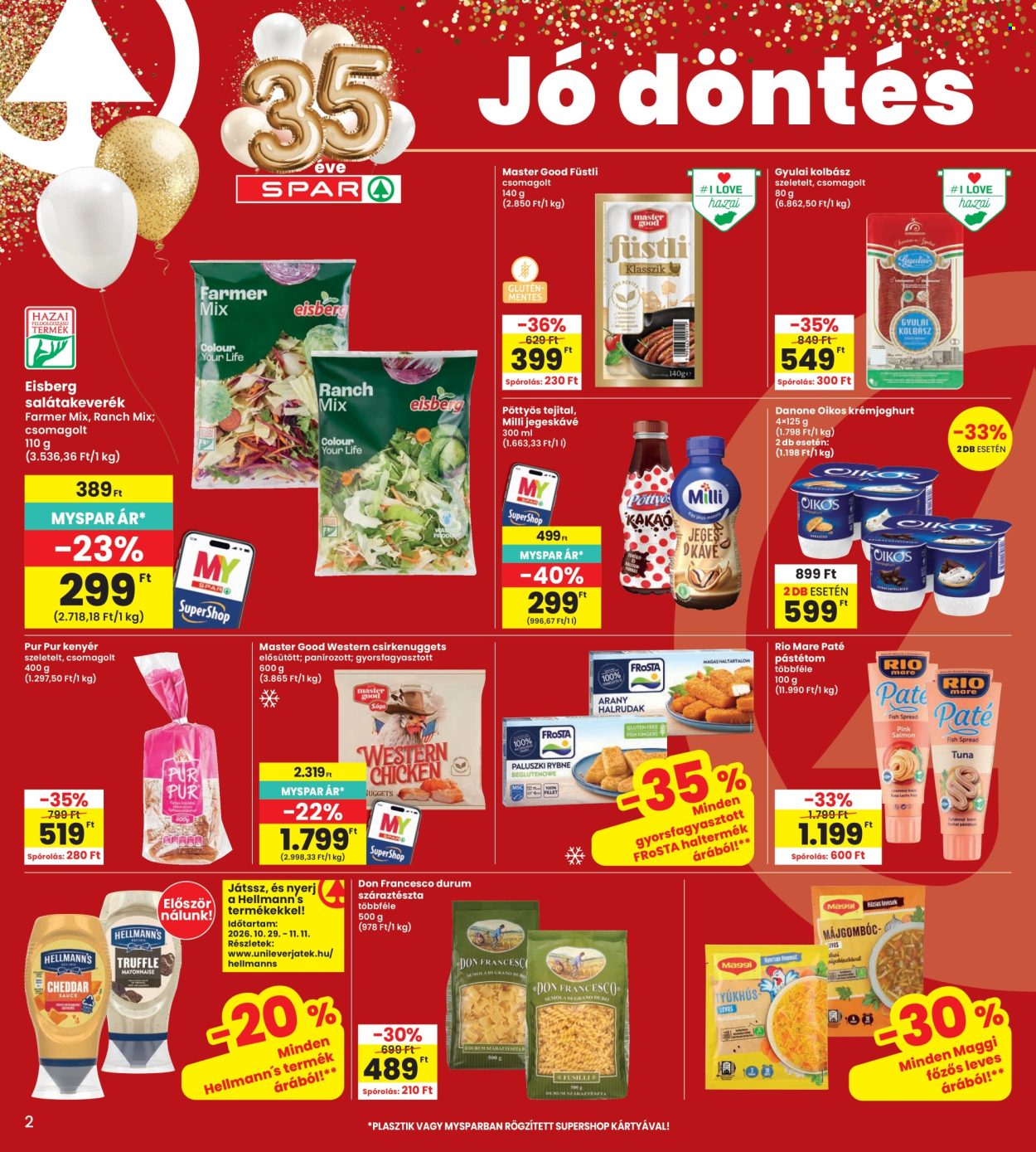 INTERSPAR akciós újságok - 2026.10.29 - 2026.11.04. Oldal 2
