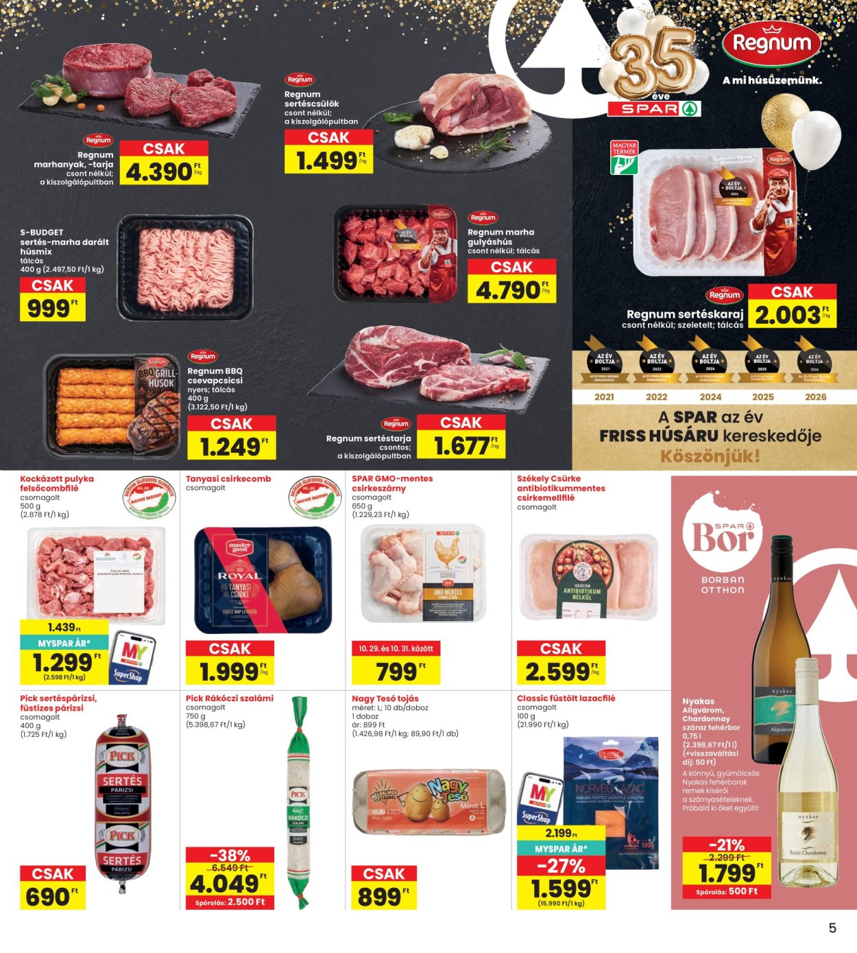INTERSPAR akciós újságok - 2026.10.29 - 2026.11.04. Oldal 5