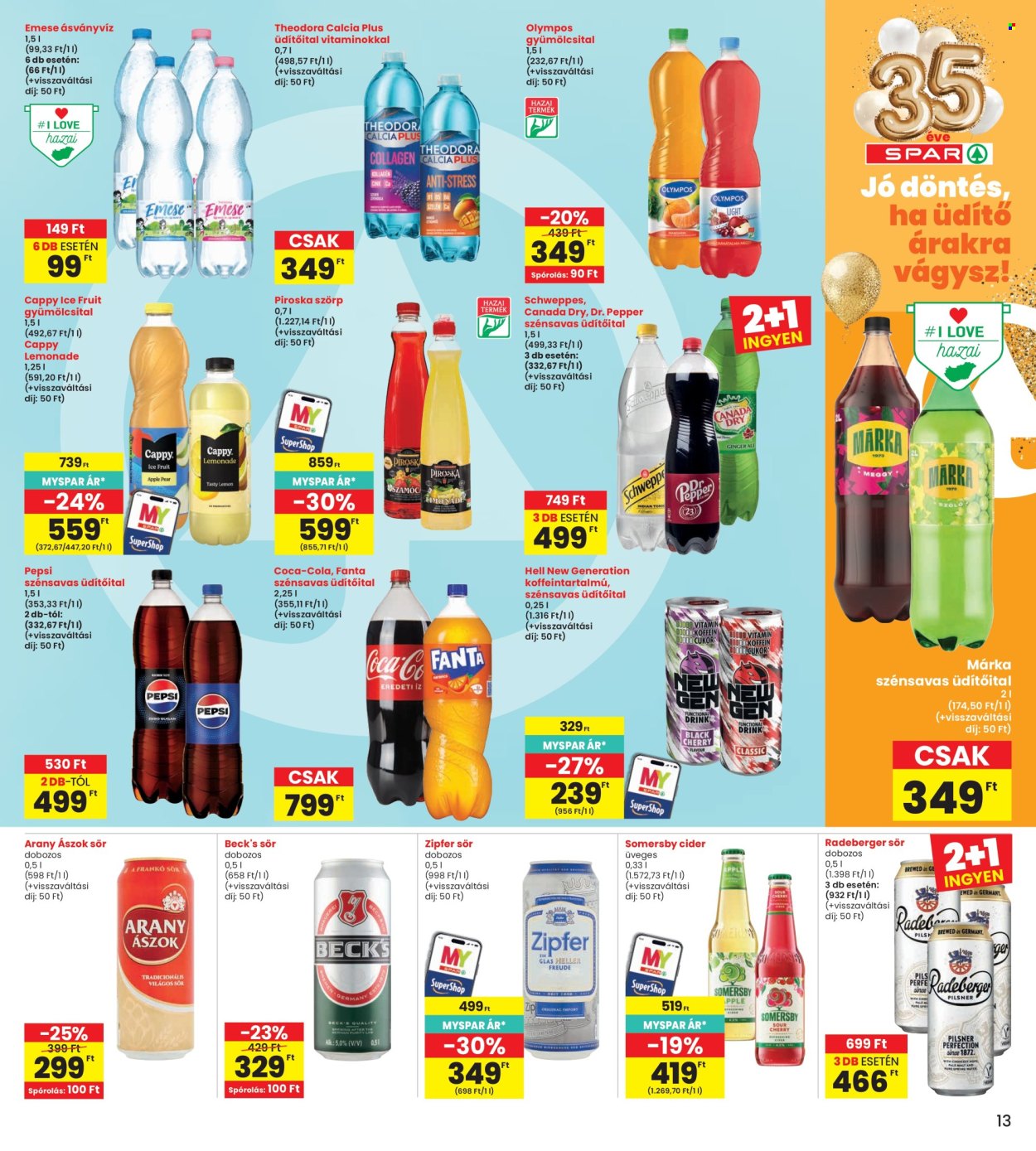 INTERSPAR akciós újságok - 2026.10.29 - 2026.11.04. Oldal 13