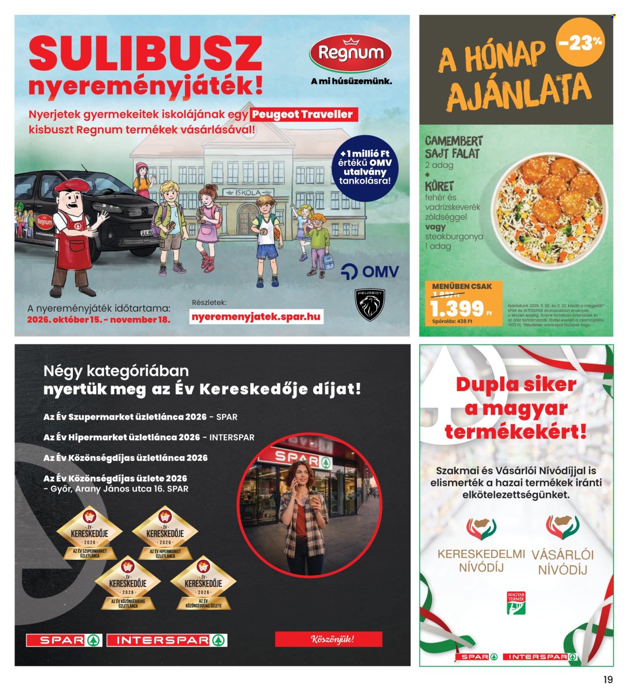 INTERSPAR akciós újságok - 2026.10.29 - 2026.11.04. Oldal 19