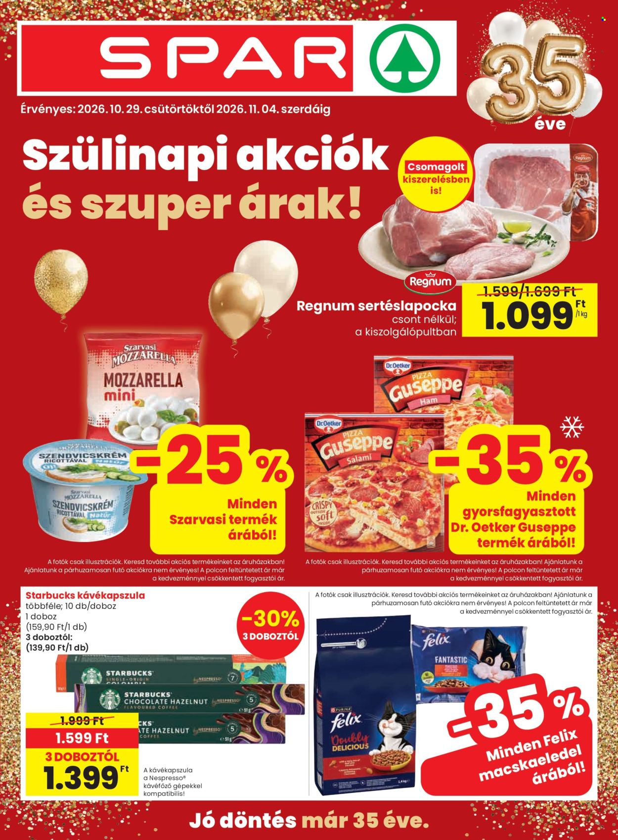 SPAR akciós újságok - 2026.10.29 - 2026.11.04. Oldal 1
