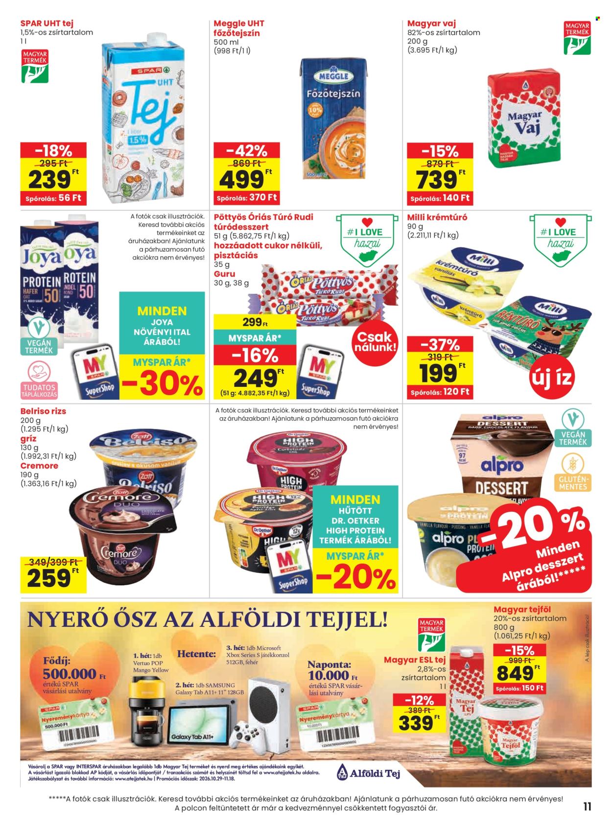 SPAR akciós újságok - 2026.10.29 - 2026.11.04. Oldal 11
