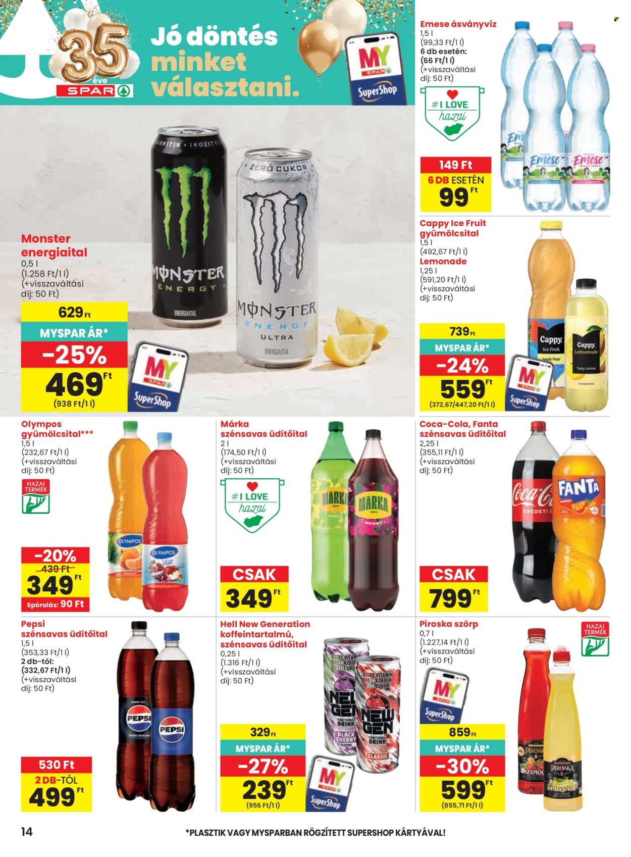 SPAR akciós újságok - 2026.10.29 - 2026.11.04. Oldal 14