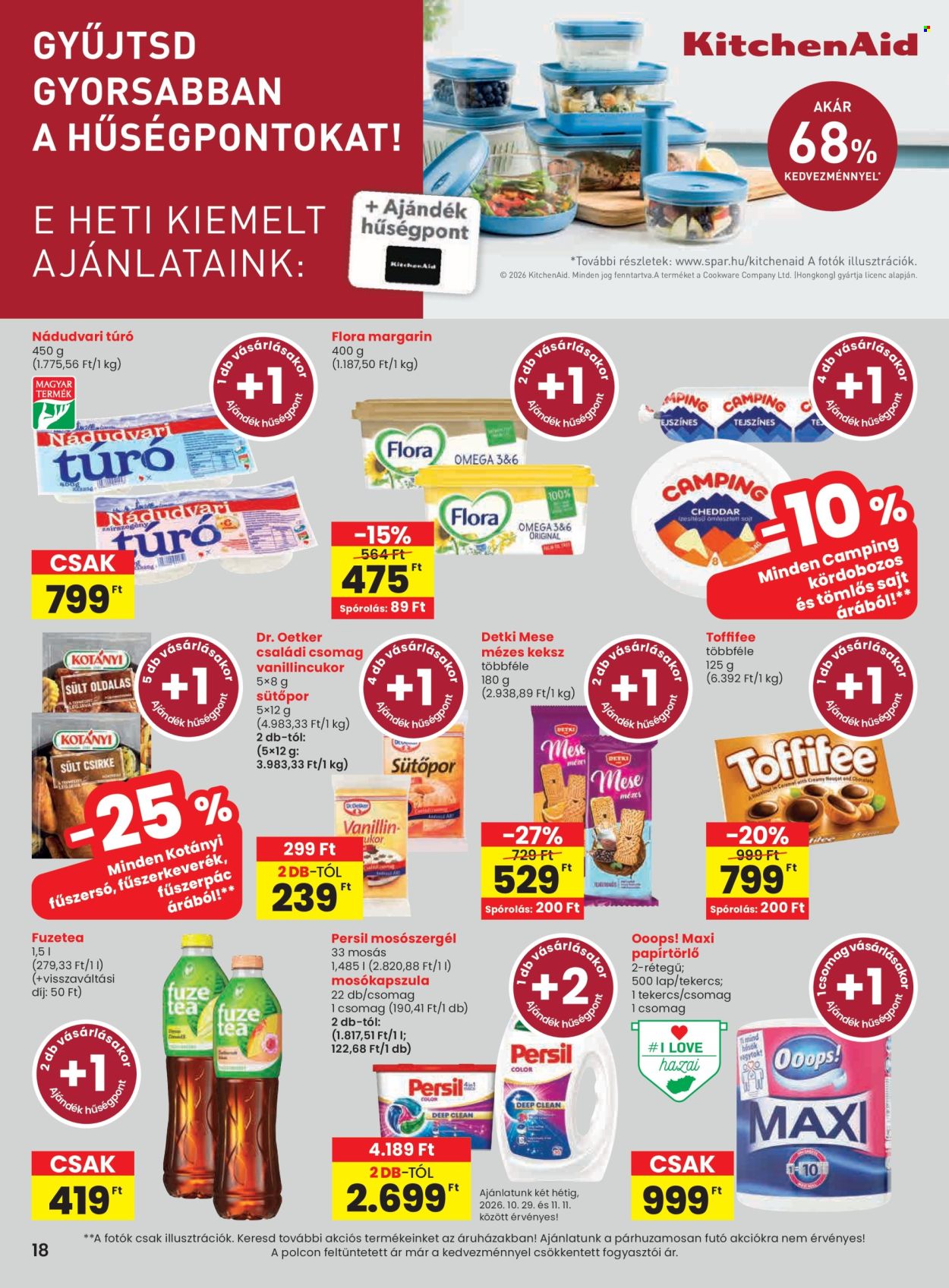 SPAR akciós újságok - 2026.10.29 - 2026.11.04. Oldal 18