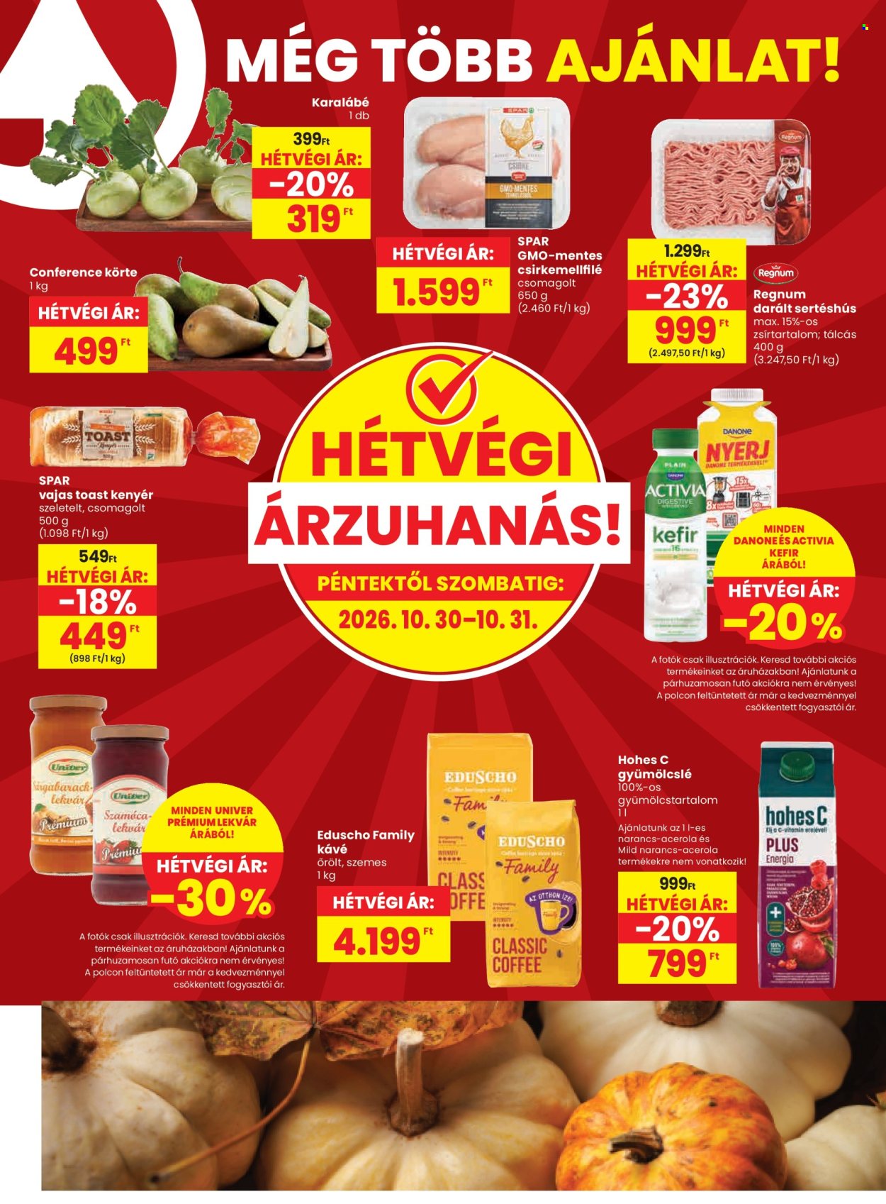 SPAR akciós újságok - 2026.10.29 - 2026.11.04. Oldal 20