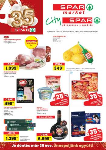 Újság SPAR - 2026.10.29 - 2026.11.04.