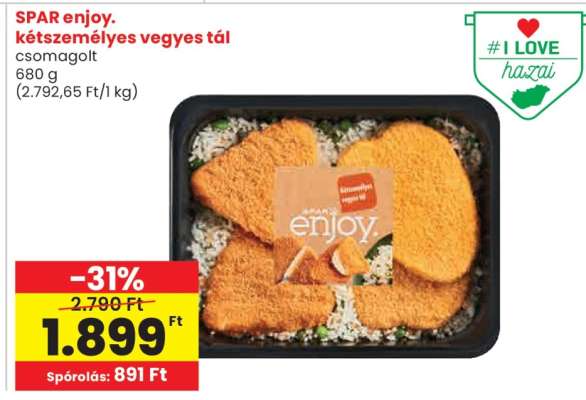SPAR enjoy. kétszemélyes vegyes tál