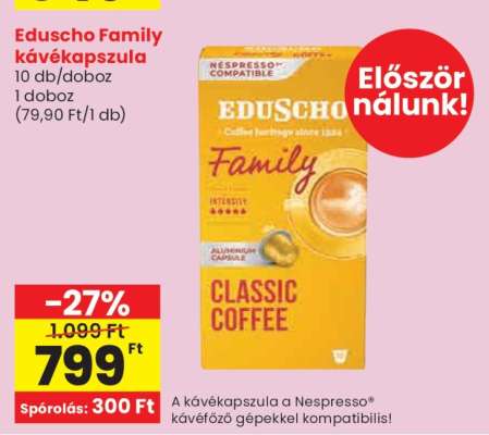 Eduscho Family kávékapszula