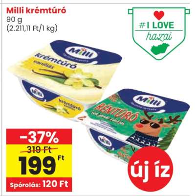 MILLI﻿﻿ Krémtúró