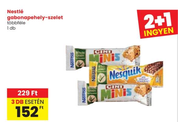 Nestlé gabonapehely-szelet