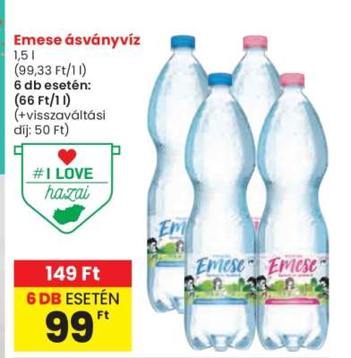 Emese ásványvíz