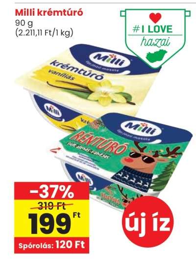 MILLI﻿﻿ Krémtúró